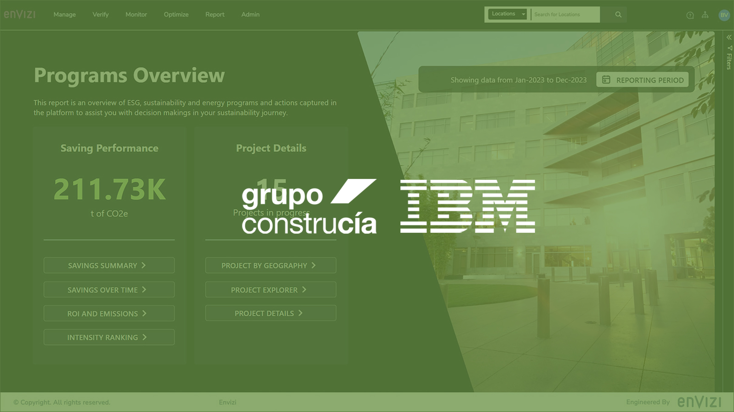 Grupo Construcía da un paso más en su estrategia para alcanzar el impacto positivo de la mano de Laragon e IBM Envizi ESG Suite