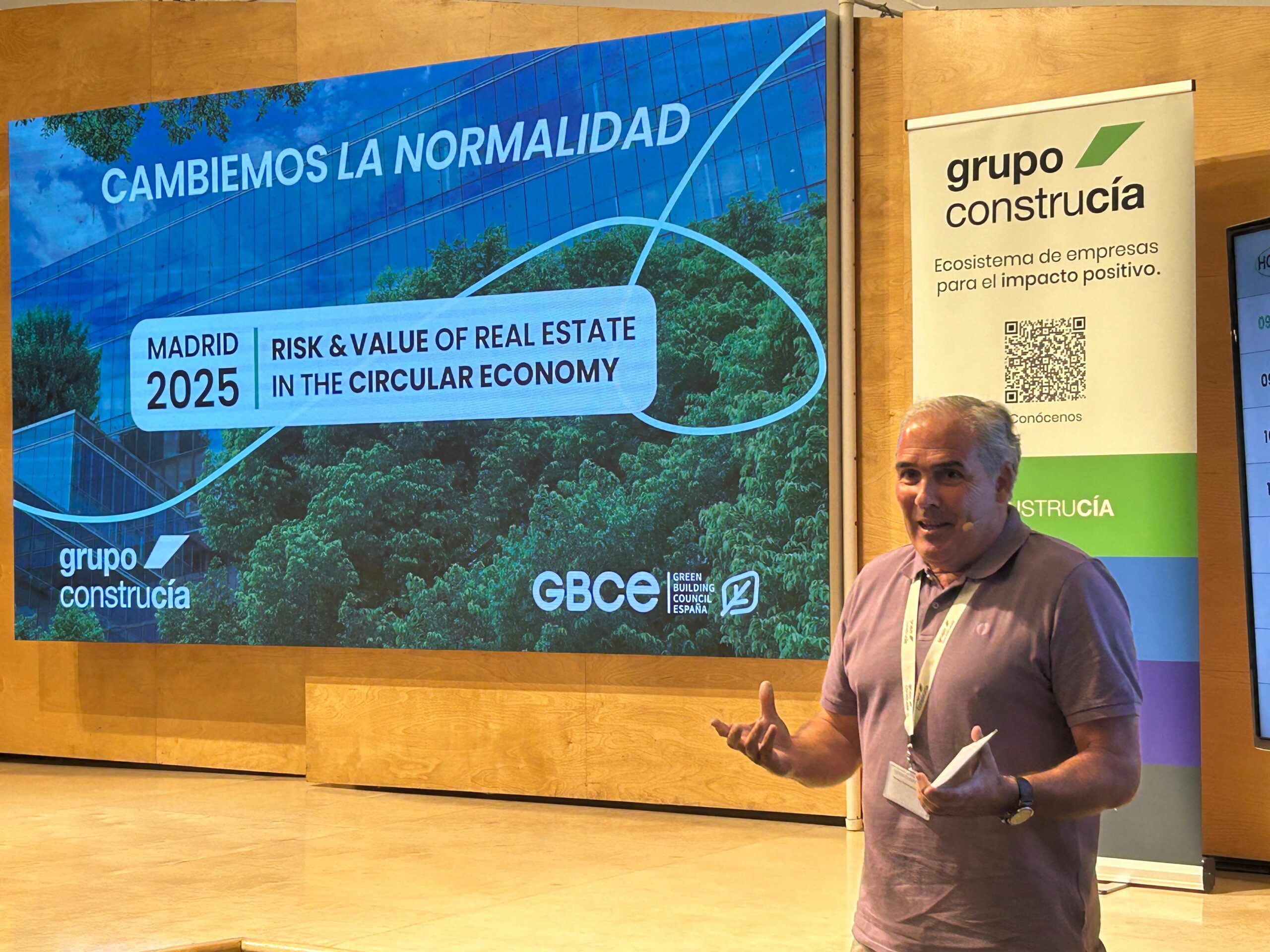 Ignasi Cubiñá, CSO Grupo Construcía, exponiendo